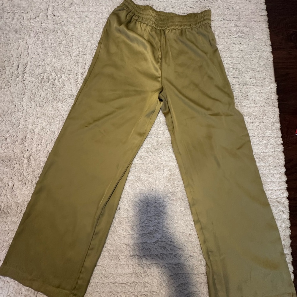 Marled Kids Casual Olive Trousers
